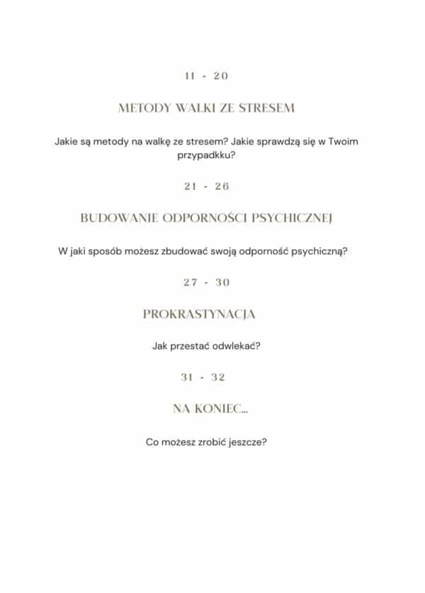 JAK ZNIWELOWAĆ STRES I ZWIĘKSZYĆ SWÓJ POTENCJAŁ OSOBISTY? - obrazek 5